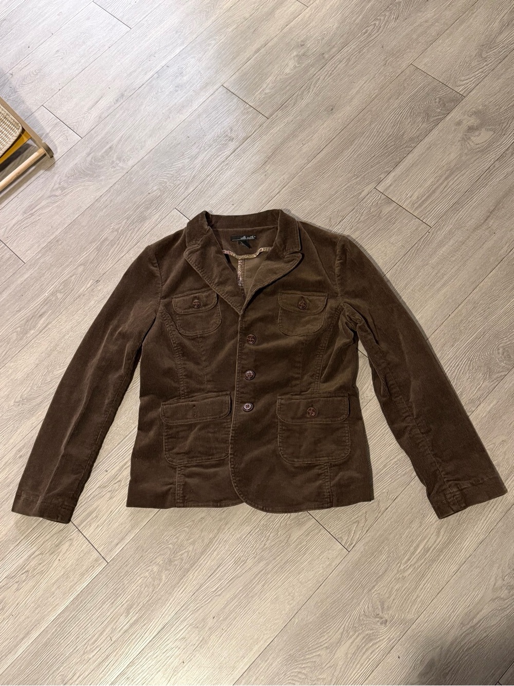Vintage Willi Smith Brown Corduroy Button Jacket